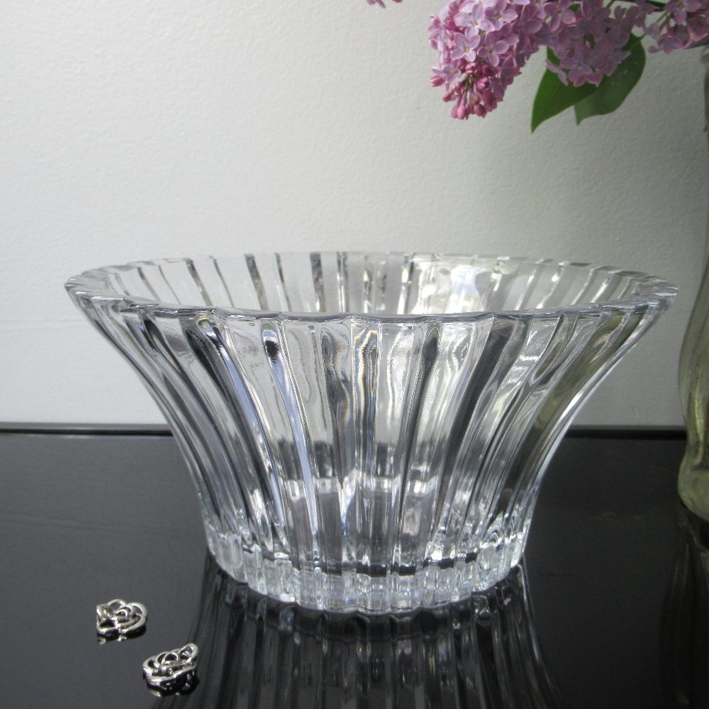 Crystal Fruit Bowl Balmore by Studio Nova, Japan 1995